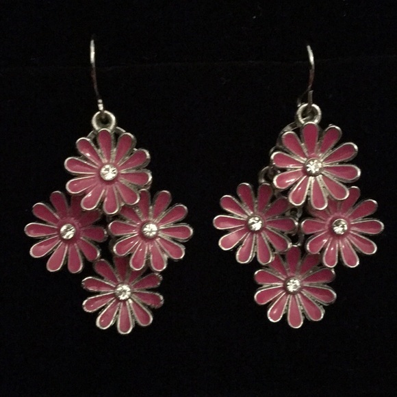 Flower Earrings - Picture 2 of 2